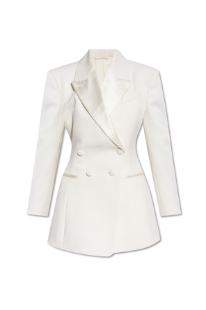 【送料&関税込】SportMax Frizzo Double-breasted Blazer Scuba jersey blazer, black | Sportmax